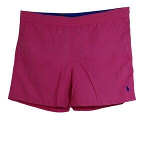 Vtg Y2K Polo Ralph Lauren Pink Swim Trunks Shorts Men Size M Mesh Lining FLAW